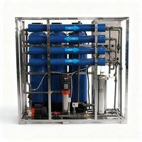 Système de purification d'eau par osmose inverse à haut débit de filtration 1000 LPH, adoucisseur automatique, purificateur RO, traitement de l'eau, eau pure industrielle RO