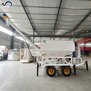 Silo à ciment mobile 10T avec convoyeur à vis <span class=keywords><strong>pour</strong></span> centrale à <span class=keywords><strong>béton</strong></span> - Product Image 1