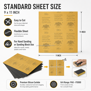 Papel <span class=keywords><strong>de</strong></span> <span class=keywords><strong>Lija</strong></span> Impermeable <span class=keywords><strong>de</strong></span> Carburo <span class=keywords><strong>de</strong></span> Silicio, Grano P60-3000, Papel <span class=keywords><strong>de</strong></span> <span class=keywords><strong>Lija</strong></span> al <span class=keywords><strong>Agua</strong></span> <span class=keywords><strong>para</strong></span> Preparación <span class=keywords><strong>de</strong></span> Superficies, Lijado y Pulido - Product Image 2