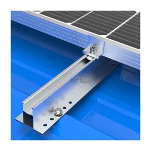 FarSun rel pasang surya, rel atap logam bergelombang struktur atap rel pendek