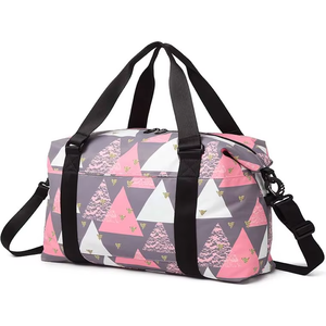 Lightweight Simple Crossbody Travel Bag Weekender Printed Fitness Gym Luggage Short-Distance Business Trips Large Polyester - Product Image 2