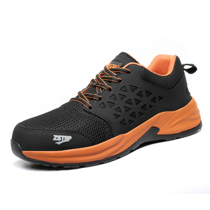 <span class=keywords><strong>Zapatos</strong></span> DE SEGURIDAD DE CONSTRUCCIÓN DE CORREDOR negro de exportación de marca ZSTEP perfectos antiestáticos resistentes al desgaste para damas hombres <span class=keywords><strong>trabajo</strong></span> - Product Image 1