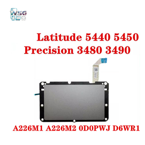 SZ-wisbuild Pavé tactile Clickpad Repose-poignets <span class=keywords><strong>Trackpad</strong></span> pour <span class=keywords><strong>Dell</strong></span> Latitude 5440 5450 E5440 E5450 Precision 3480 3490 M3480 - Product Image 5