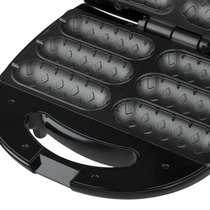 Máquina para hacer perros de maíz RAF de 750W, aparato eléctrico para gofres de perros calientes, revestimiento antiadherente, calefacción de doble cara, diseño compacto, fácil uso en la cocina - Product Image 5