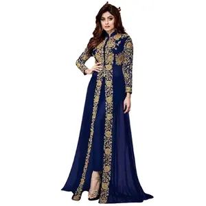 Gaun malam Kaftan Maroko Abaya Turki Arab untuk wanita Kaftan Maroko Kaftan Dubai