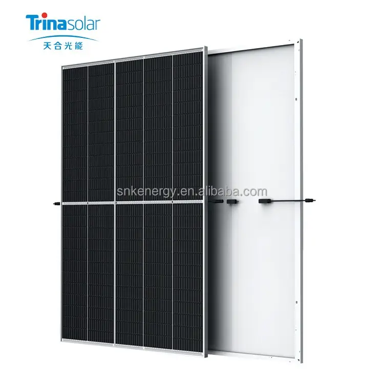 675W 680W 695W 700W 700 Wp 680W Monocrystalline Trina Vertex N Bifacial Dual Glass Solar Panel Home With CE Certification