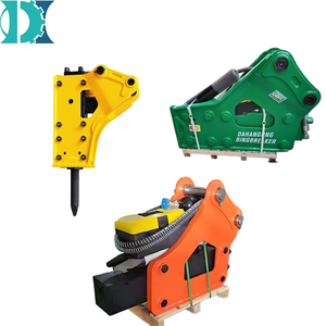 Sany Doosan <span class=keywords><strong>Hitachi</strong></span> Shinko Hooker Excavadora Martillos hidráulicos con cabeza de cañón para romper el trabajo del martillo - Product Image 1