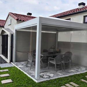 Padiglione terrazza Amas facile installazione pergolato impermeabile pergolato in alluminio verniciato a polvere Gazebo - Product Image 6