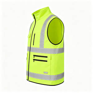 High Visibility Vest Construction Worker Safety Vest High Reflective Clothing Customised Logo - Product Image 3