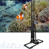 Portable Vertical UV CMJN Blanc Double Tête Mur Imprimante 3d Mur Peinture Machine Machine D'impression