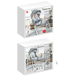 Silla Mecedora Eléctrica para Bebés al por Mayor, Cuna Columpio con Control Remoto y Música, Plegable Automática y Portátil para Recién Nacidos - Product Image 4