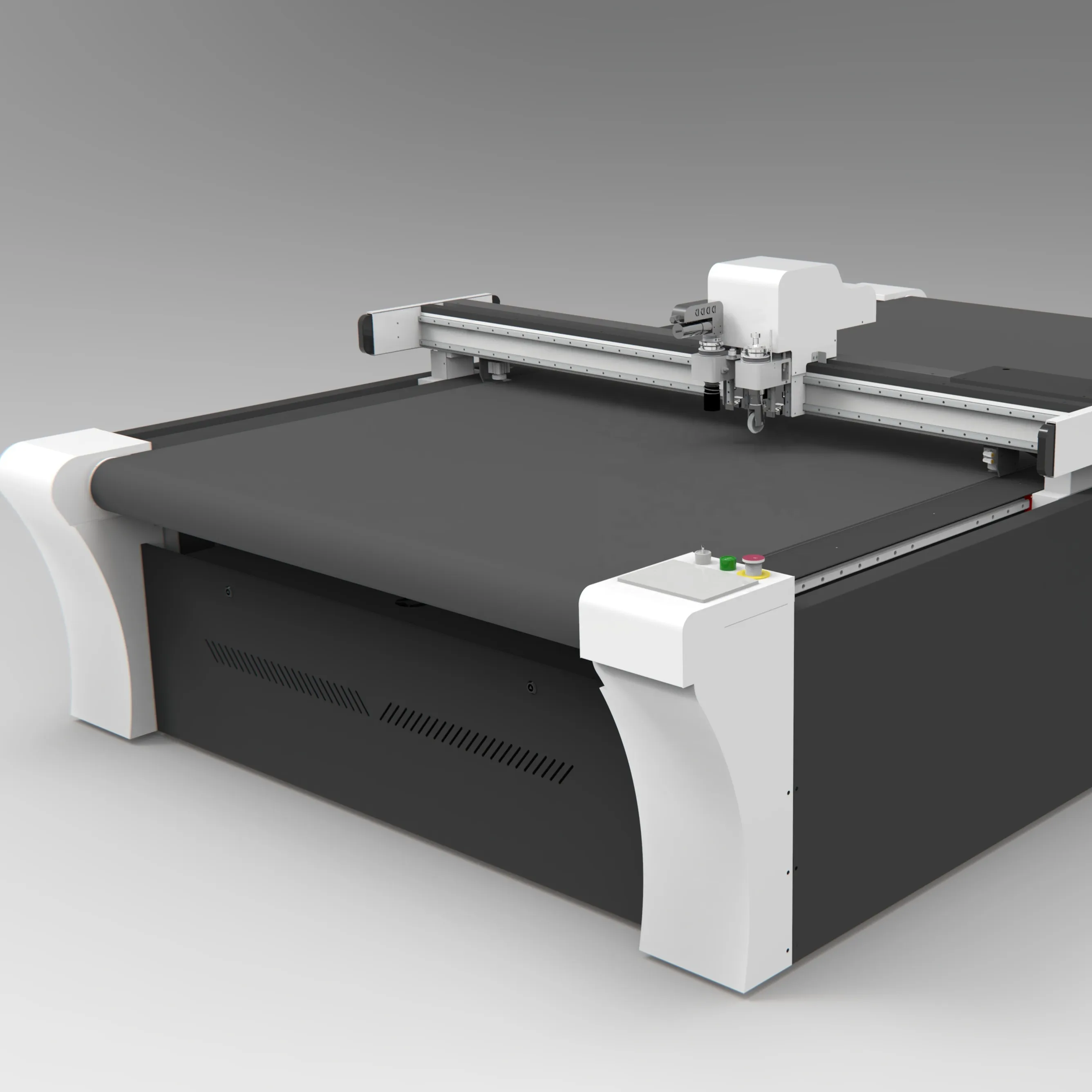 CNC titreşimli bıçak kesme makinesi kumaş/tekstil düz dijital kesici masa