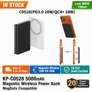 Batería Externa Magnética Inalámbrica de 5000mAh, Compatible con PD 20W 15W Qi, Tipo-C Ultra Delgada, en Stock, Lista para Envío al por Mayor - Product Image 6
