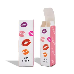 Vetores gratuitos-Lipstick Box Mockup Encontre Lipstick caixa embalagem
