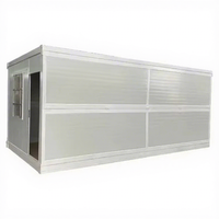 Maison préfabriquée modulaire pliable, conteneur maritime mobile, garage portable pour voiture, maison pliable