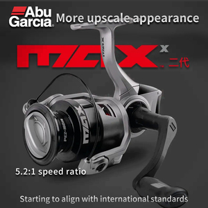 100% Abu Garcia Max X6000 5.2 389g 4 + 1B Trọng lượng nhẹ Graphite cơ thể quay câu cá - Product Image 2