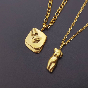 Collier de Tournesol Vintage Centurion Soldat Vitruvien Homme Pendentif Tête de Tigre St Christophe Acier Inoxydable Charme Offre Spéciale - Product Image 5