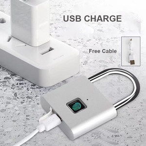 Candado biométrico de huellas dactilares electrónico inteligente impermeable táctil único al por mayor de <span class=keywords><strong>China</strong></span> - Product Image 5