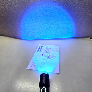 Uv Flashlight 365Nm Rechargeable Aluminum Alloy Handheld For Detection And Verification - Product Image 1