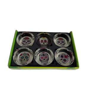 Venta al por mayor personalizado LOCO 8,5 cm Cenicero de cristal bolsillo redondo sin humo accesorios para fumar Cenicero Venta caliente accesorios para fumar - Product Image 6