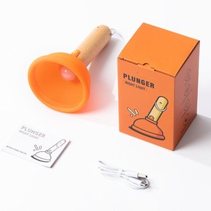 Lámpara Nocturna Divertida con Forma de Desatascador, con Regulación de Intensidad Continua, Mini Lámpara Nocturna Recargable con Forma de Desatascador, Linda Lámpara de Desatascador para Adultos y Niños - Product Image 6