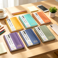 Carnet à spirale A4 personnalisé avec logo, pages épaisses, pour réunions, affaires, bureau, journal exécutif, bloc-notes, fournisseur en gros