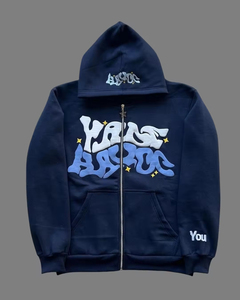 Tùy Chỉnh Người Đàn Ông Của Hoodie Y2K 3D Phun In Ấn Thư Zip UP Áo Thun Quá Khổ Bông Unisex Cổ Điển Trống Người Đàn Ông Của Hoodies Áo Nỉ - Product Image 6