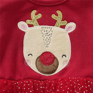 All'ingrosso nuovo natale cotone bambino <span class=keywords><strong>manica</strong></span> <span class=keywords><strong>lunga</strong></span> pizzo Tutu vestito per i bambini per il bambino e la bambina del gruppo di età dei bambini - Product Image 3