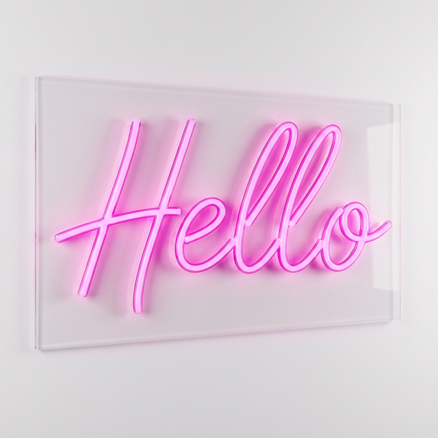 Custom LED Neon Sign Personalized Logo Design Bar Shop Name Neon Light Clear Acrylic Wall Decor Letter Sign