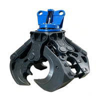 Cisaille hydraulique rotative pour déchets, accessoire d'excavatrice, cisailles hydrauliques multifonctions pour la découpe de métaux, pour travaux de démolition