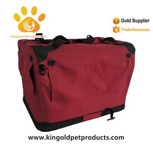 600D Oxford PVC Waterproof Pet Soft Crate Folding Lightweight Fabric Cat Cage Soft Pet Crate <b>Bag</b> - Product Image 2