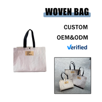 Bolsas de Compras Reutilizables Personalizadas, Ecológicas, Grandes, de Polipropileno, Impermeables, Tejidas