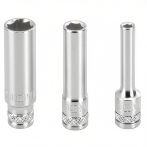 Clé à douille hexagonale longue Fervi 10 mm 12 mm 13 mm en acier au chrome vanadium - Product Image 2