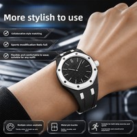 Correa de reloj inteligente de silicona de alta calidad con hebilla de metal, de la marca Royal Pop.
