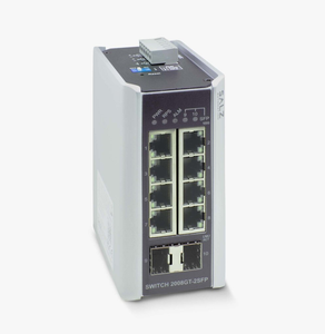 Commutateur Gigabit industriel non géré à 8 ports SALZ Automation avec 2 liaisons montantes SFP, montage sur rail DIN - Allemagne SA-2008-GS-01-00 - Product Image 3