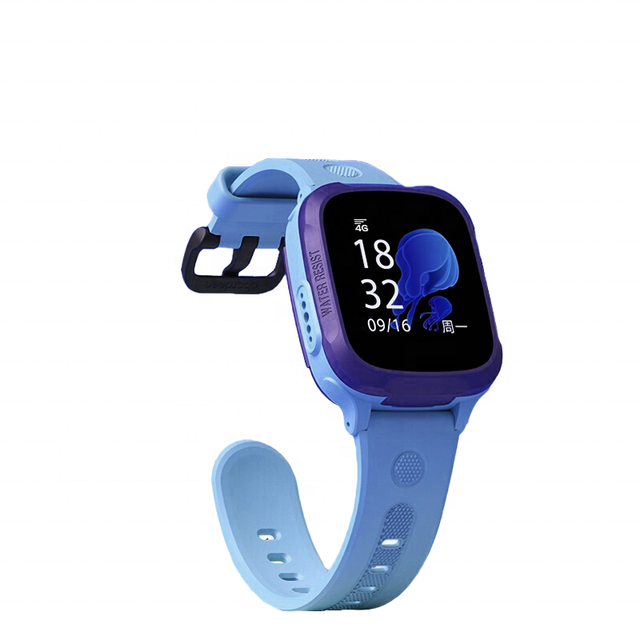 Wifi Camera GPS Tracker Smartwatch for Children with SIM Card for Calling IPX-6 Waterproof 4-Day Battery Life SOS Button