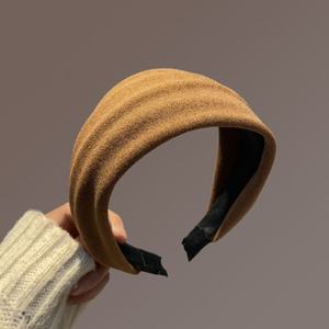 French style simple wide-brimmed all-match hairband temperament fashion cute girl sweet temperament hair accessories - Product Image 4