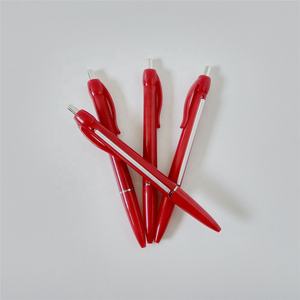 Красный бочонок выдвижной 0,5 мм шариковая ручка рекламный баннер с бумагой внутри вытащить из пластикового корпуса - Product Image 6