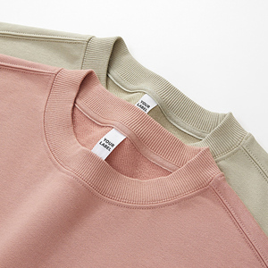 เสื้อฮู้ดดี้ทรงปกติ แขนยาว คอโอ ไหล่ตก พิมพ์ลายโลโก้ตามสั่ง ผ้าฝ้ายเฟรนช์เทอร์รี่ 100% หนา 330 กรัม ไซส์ US - Product Image 4