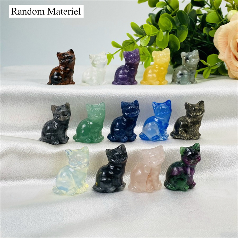 Wholesale Natural Crystal Animal Carvings Crystal