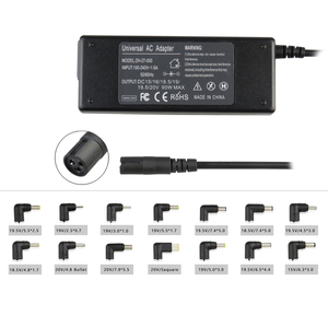 <span class=keywords><strong>Chargeur</strong></span> <span class=keywords><strong>universel</strong></span> pour ordinateur <span class=keywords><strong>portable</strong></span> CE FCC ROHS 90W avec 8 ~ 12 embouts Fonction PD Protection OTP & OVP pour ordinateur <span class=keywords><strong>portable</strong></span> HP/DELL/ASUS/ACER/Samsung - Product Image 4