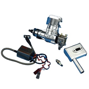 Moteur à essence pour modèle d'avion DLE20CC, moteur à deux temps monocylindre, échappement latéral, refroidissement par air naturel, démarrage manuel, VTOL fixe - Product Image 2