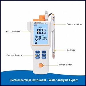 Medidor de PH Portátil, Probador Digital de Calidad del Agua, Medidor de Conductividad TDS para Pruebas de Agua Potable y Aguas Residuales - Product Image 4