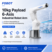 Bras robotisé industriel FOBOT à 6 axes, précision de répétabilité de ±0,02 mm, mini-bras robotisé pour la manutention et le tri de composants électroniques