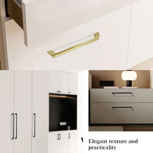 Modern Alloy <b>Handle</b> Cupboard Hardware Practical Opulent for Kitchen Drawers Dressers High Hardness Zinc for Bedroom Bathroom Use - Product Image 5