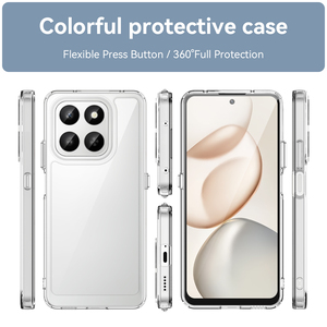 Cho Honor 400 thông minh trường hợp rõ ràng, xu hướng mới chống xước Slim Fit TPU + Acrylic 2 trong <span class=keywords><strong>1</strong></span> chống sốc điện thoại di động bìa cho Honor x7d - Product Image 2