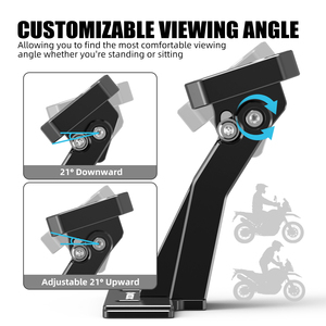 Support de navigation GPS NICECNC avec fixation AMPS réglable pour moto <span class=keywords><strong>KTM</strong></span> <span class=keywords><strong>390</strong></span> <span class=keywords><strong>Adventure</strong></span> X 2025-2026 - Product Image 3