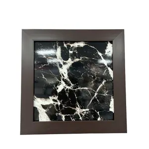 Moldura quadrada de plástico para fotos MDFSUB, moldura para paredes personalizadas, moldura para fotos em sublimação de madeira DIY, moldura para fotos em branco PS