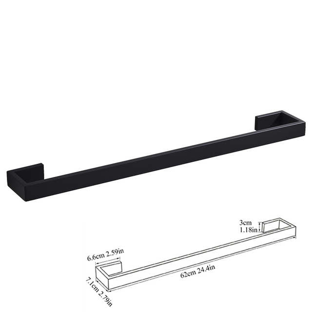 Barre porte-serviette simple