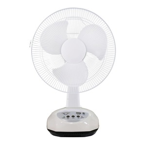 Blades Cell Recharaeable Power Solar Energy With LED Table Solar Rechargeable Fan AC 12 Inch 3 10W Table Fan - Product Image 5